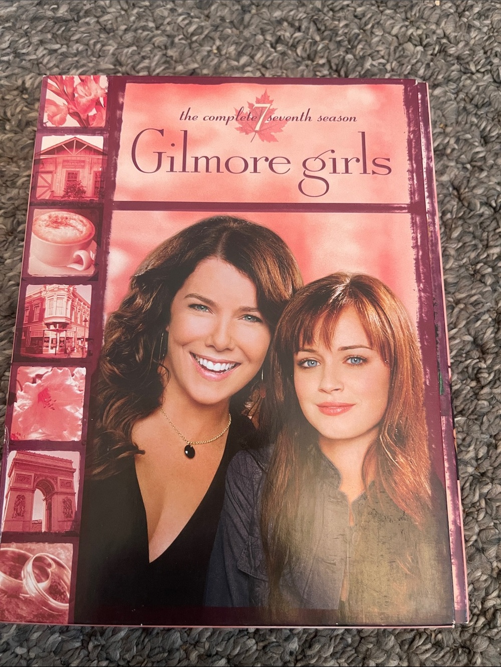 Gilmore Girls The Complete Seventh Season DVD Box Set - Pink/Burgundy